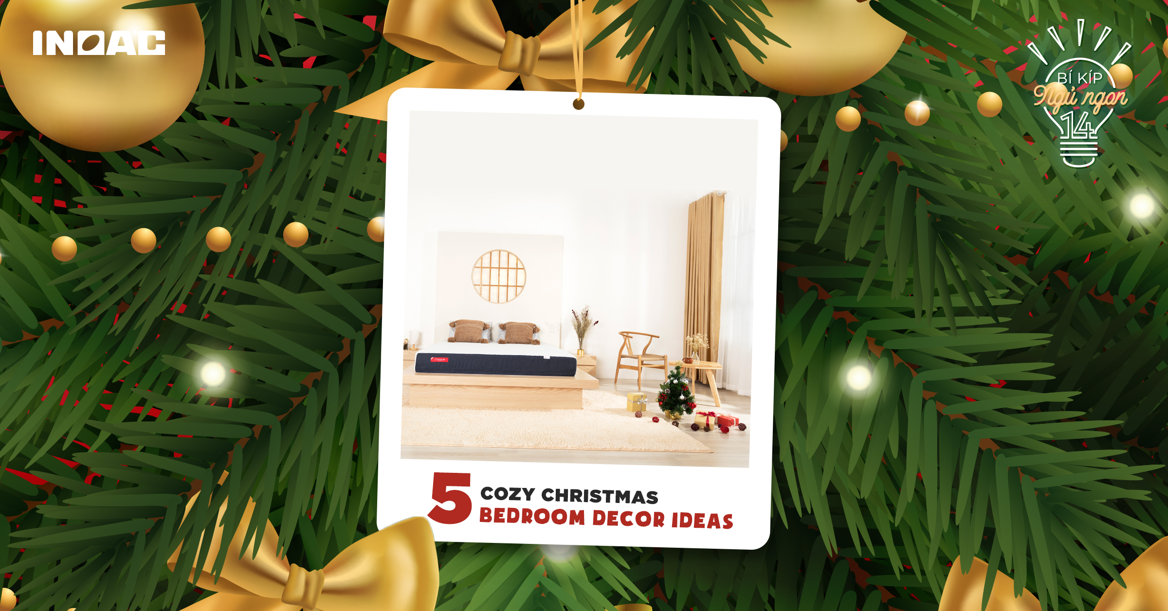 5 Cozy Christmas Bedroom Decor Ideas - INOAC LIVING